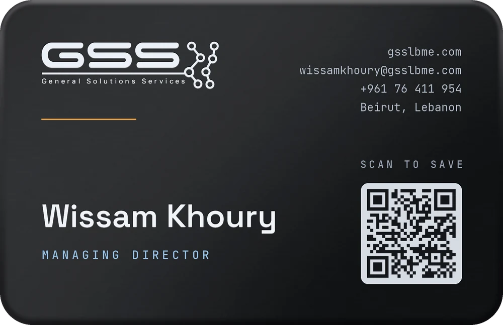 The GSS card for Wissam Khoury