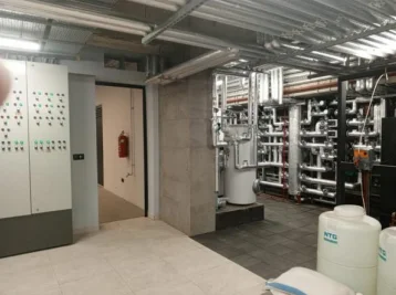 Distribution cabinets in plant room